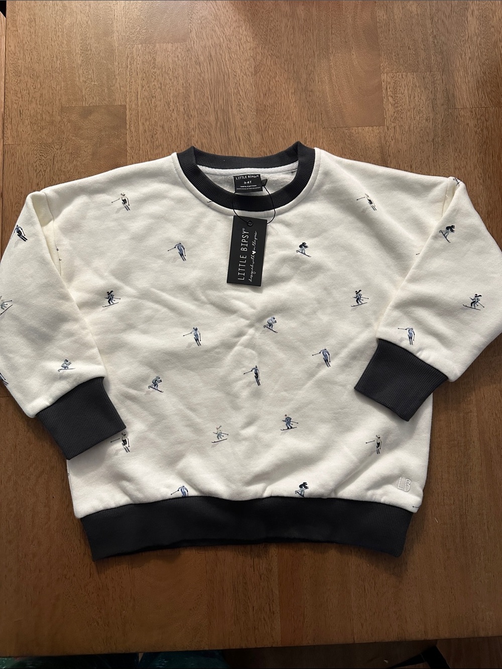 NWT Little Bipsy Backcountry Crewneck 3-4T
